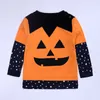 Kleidungssets Halloween Baby Wizard Cosplay Langarm Pumpkin Top Star Pant Cloak Hut 4pcs Kinder Baumwollkostüm für Jungen Mädchen2247956051