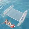 Life Vest Buoy Water Hammock Recliner Uppblåsbar Pool Floater Swimming Madrass Ring Summer Party Toy Sports Lounge Bed8563770