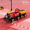 Children's Electric Train Self-driving Battery Car Four-wheel Dual-drive Remote Control Car Male And Female Baby Toy