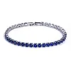 Nouveau bracelet de tempérament de charme de bracelet de tennis de diamant de zircon cubique glacé à la mode