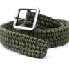 Belts Paracord 550 Survival Belt Rope Hand Made Tactical Military Bracelet Outdoor Accessories Camping Hiking Equipment SL068