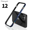 금속 전화 12 알루미늄 쿨 12 미니 프레임 12 Pro Max Case Luxury Bumper Protector