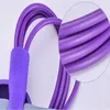 4 Tube Yoga Pedal Ankle Puller Indoor Fitness Exercise Equipments Yoga Expander Workout Gym Rubber Elastic Bands for Fitness H1026