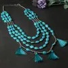 Chokers Vintage Ethnic Women Statement Long Necklace African Jewelry Ladies Party Wedding Accessories Handmade Sweater Fashion