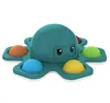 The latest party Supplies decompression toy 9X4CM face-changing octopus bubble gyroscope various styles to choose from