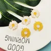 10個のエナメル魅力の石油ドロップ菊の宝石類の花のペンダント女性ジュエリーDIYブレスレットイヤリングアクセサリー