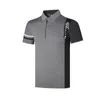 Camicia da golf da uomo Sport Sport Sport Golf Abbigliamento T-shirt a maniche corte T-shirt Quick Dry Traspirante Polo per uomo Golf Wear 220312