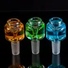 Pipe à eau en verre de 7,2 pouces avec liquide à l'intérieur des narguilés bongs 14mm bol femelle Bong Dab Rigs Oil Rig