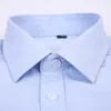 4xl 5xl 6xl 7xl 8xl tamanho grande de tamanho masculino camisa de manga longa de manga longa branca azul preto smart masculino social camisetas para mais 210701