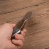 Mükemmel Kalite Şef Bıçak Yüksek Karbon Çelik Saten Blade Tam Tang Ahşap Kolu Sabit Bıçak Bıçaklar Keskin Bıçaklar El Yapımı