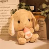 43cm Cute Stuffed Plush Soft s cushion Bunny Kid Pillow Doll Birthday Gifts for Children Baby Accompany Sleep Toy 220629