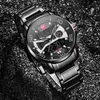 Wristwatches Men Sports Quartz Waterproof Luminous Wristwatch Army Military Full Steel LCD Digital Mens Dual Dispay Clock Horloges Mannen