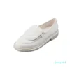 2021 Spring New Flat suola singola scarpe single a pedale lefu scarpe in pelle da donna in stile britannico pigro