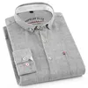 High Quality Men's Cotton Linen Long Sleeve Shirts Button Down Summer Standard Fit Casual White Shirts Comfort Soft Men Brand 220224