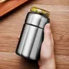 Stockage 280ml Thermos en acier inoxydable Bouteille Thermocup Thé Flacons à vide Bouteille d'infuseur Tasse thermique avec Insufer pour bureau 211109