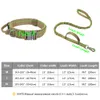 Militaire tactische leiband Duitse Shepard Medium Large S Lead for Walking Training Dog Collar Control Handhendel