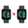 2 PCS Y68 Smart Watches Men AppleWatch Fitness Tracker Kompatibla iPhone- och Android -telefoner Watches Round Smartwatch Heart Digital4823603