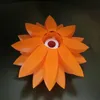 Lampe Couvre Shades Six Floors Lotus Lustre DIY Pendentif Abat-Jour Plafond Chambre Décoration Puzzle Lumières Abat-Jour Moderne (Orange)