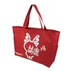 Cute deer big size school book canva packing bag red black studen hand bags,deerny mother travel shopping bags 50*14*38cm