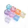 3 Gramm 5 ML Kunststoff Kosmetikbehälter Glas Diamantform 8 Farben Mini leerer Topf für Lidschatten Nägel Pulver Perlen Schmuck Creme
