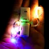 50 xバッテリー3モード1m 2m LEDストリングライトホリデー照明クリスマスツリーの結婚披露宴の装飾のための妖精の花輪