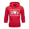 Felpe con cappuccio Wcw Wrestling Nwo World Ink Wolfpac da uomo per adulti Camisetas di abbigliamento maschile di marca