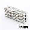 50pcs N35 라운드 자석 10x3mm 네오디뮴 영구 NdFeb 강력한 강력한 마그네틱 미니 소형 자석