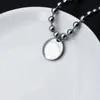 Pendentif de créateur 15mm, colliers en forme de cœur pour femmes, chaîne de perles creuses en acier inoxydable, bijoux sur le cou, saint-valentin