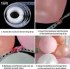 135pcs rosa vitguld ballong båge krans kit 1-9 nummer ballonger baby shower luft globos bröllopsfödelsedagsfest dekorationer x0726