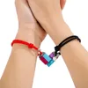 2 st/lot Par Charm Armband Vän Byggstenar Gratis montering Armband Attraktiva smycken