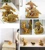 European Wedding Decorated Crafts Ceramic Creative Room Decoration Handicraft Gold Dolphins Horse Decorations 210727