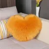 Love pillow multicolor heart-shaped plush pink imitation wool modern minimalist sofa and comfortable cushion size 35*44cm