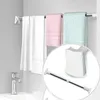 Rideaux de douche réglables vêtements tringle vêtements séchage suspendu placard rideau salle de bain serviette 50 à 98 cm acier inoxydable 6383328