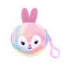 Mini Pocket Bags Myntväska Mini Bag Keychain Plush Portable Cartoon Fashion Cute Wallet Barn Barn Små present Purses Little Girls G83LLJ4