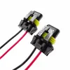 Nuevo 2 uds 9005 9006 para faros de coche automotrices lámpara antiniebla adaptador de enchufe conector hembra arnés de cableado núcleo de cobre arnés de cables