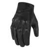 Riding Equipment Outdoor Thick Finger Sports Gloves Breathable Bicycle Black Leather Motorcycle Gloves