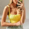 Sexy black crop tops women summer tunic elastic red tank sexy backless beach cropped 7 color feminine 210415