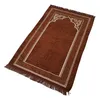 Carpets Chinese Islamic Luxury Meccan Woven Chenille Prayer Rug Janamaz Sajadah 70X110CM8786448