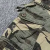 Modne Kamuflaż Spodnie Cargo Mężczyźni Casual Bawełna Proste Luźne Baggy Spodnie Wojskowy Wojskowy Styl Tactical Plus Size Odzież