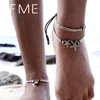 foot bracelet silver