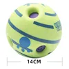 14CM Ball Interactive Dog Toy Fun Giggle Sounds Puppy Chew Wobble Wag Play Training Sport Pet s 211111