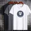 T Shirts Men Arrival Summer Slim Fit Top `s Short Sleeve T-Shirt Casual Tshirt Plus Size 6XL Clothing White Tee 210629