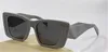 Nouvelles lunettes de soleil de design de mode 08ys Cat à oeil-cameaux Diamond Shape Cut Temples populaires et simples Style Outdoor UV400 Protection5320096