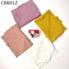 Automne hiver col roulé pull tricoté femmes décontracté solide à manches longues pulls CRRIFLZ 210520