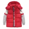 Mädchen Jungen Kapuzenwesten Kinder Schulkleidung Eltern-Kind-Kleidung Winter Baby Kinder Weste Oberbekleidung Warme Jacke 211203