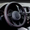 Motocover New Car Lenkradabdeckungen Schutzschutz Rutsch Rutsch-Wildleder-Lenkradabdeckung Universal Warm Auto Innenzubehör 38 cm