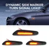 Samochód LED włączony kierunkowskaz przydymione soczewki dynamiczne płynące światła obrysowe boczne lampa migacza dla BMW E90 E91 E92 E93 E60 E87 E82 E36 E61 X1 E84 X3 2 sztuk