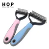 Pet Beauty Tools Kat Kam Ontharing Borstel Naald Dubbelzijdig2363