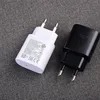 ORIGINAL OEM Quality 25W PD USB C Snabbladdning 20W Power Wall Snabbladdning Adapter US EU Plug för Samsung Charger Galaxy S21 5G S20 S10 Obs 20 10 A71 A70S A80 M51 EP-TA800