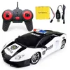 1:12 4CH Remote Control Police Model Car with Front Bulb